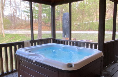 Denniston Cabin | Extra Nice Cabin 2 Fully Furn. Rooms+Hot Tub~Wi-Fi~ Barley the 12 'Bear