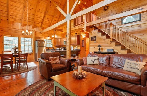 Hancock Cabin | Family Cabin on 20 Private Acres Game Room Near Berkeley Springs