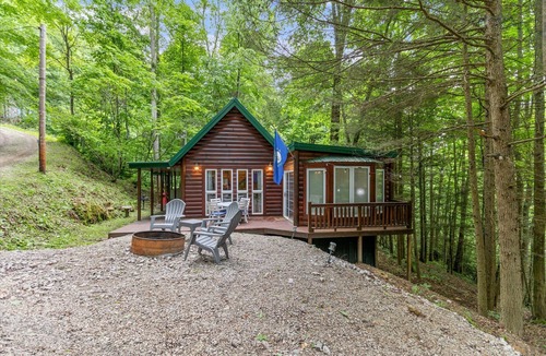 Saint Helens Cabin | Fern Gulley Cabin with Hot Tub, Pet Friendly, near DBBB/Hollerwood