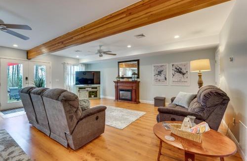 Holderness House | Fire Pit & Forest Views: Lakes Region Retreat