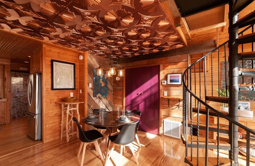 Fairview Cabin | Firepit + Mountain Views | A-Frame in Fairview | Honeycomb Hideaway by AvantStay