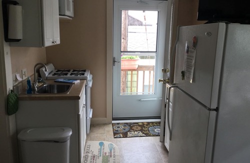 Salisbury Beach Apartment | Footsteps to the Beach no crossing the street. Check out August discounts.