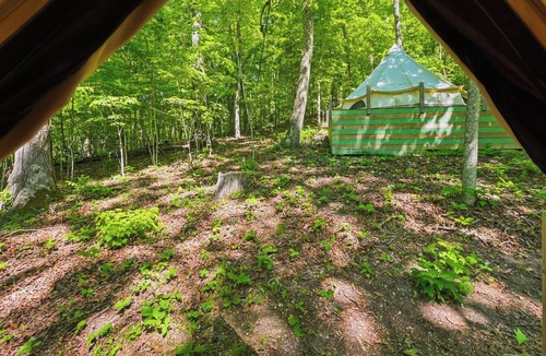 Stanton House | Forest Glamp Retreat Hot Tub & Fire