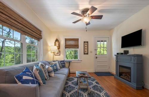 Lake Lure Cottage | Full Bloom: Lake Cottage with Hot Tub, Walkable to Lake Lure Beach, Marina and Chimney Rock Village!