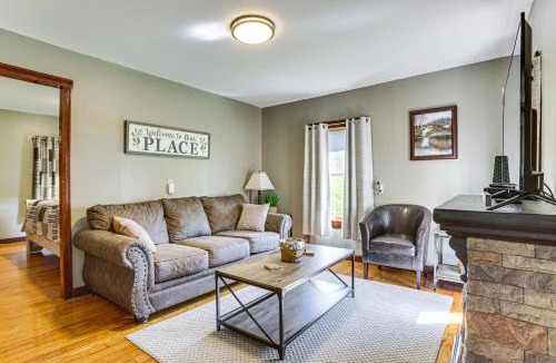 Carbon Hill House | Game Room + Patio: Hilltop Home in Hocking County