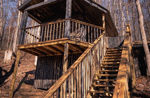 Lynx Cabin | Glamping Cabin | Huge Window | Valley and Cliff Views
