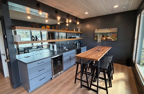 Lake Lure House | Gorgeous lakefront home with mountain sunset views & hot tub!