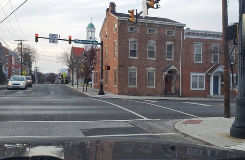 Gettysburg Apartment | Great downtown location w/ parking. Transit stop across the street. Unit 1 of 4.