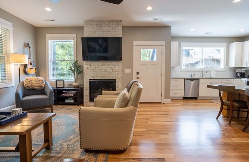 Woodfin Villa | High on the Mountain | Pet Friendly Asheville Villa with Hot Tub & Walkable Dining