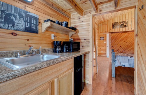 Pine Ridge Cabin | Hikers Retreat Handcrafted Cabin in RRG PET FRIENDLY Fire Pit