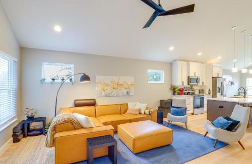 Asheville House | Hot Tub & Fire Pit: Chic Asheville Oasis
