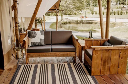 Flag Pond RV Rental | Incredible Safari Tent Perfect for Family Getaways in Erwin, Tennessee