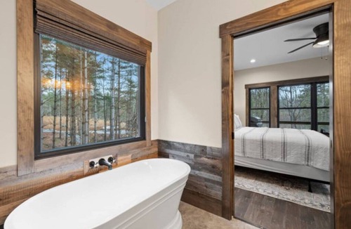 Nebo House | Lakefront on Lake James with Dock Slip & Hot Tub!