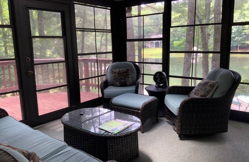 Brevard House | Lakeside Hideaway- 3BR/4BA + Basement Gameroom in Connestee Falls Golf Community
