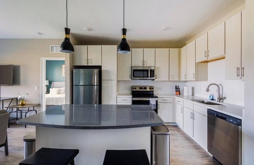 Kenton Apartment | Landing | Beautiful 2BD, Yoga Studio, Gym