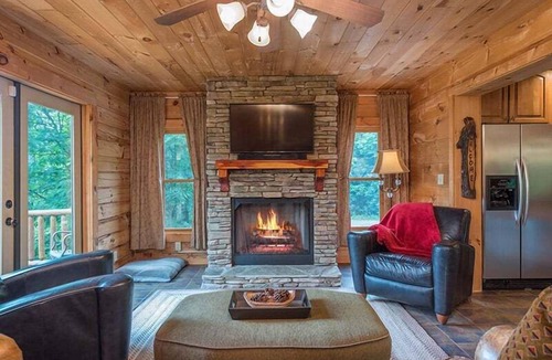 Fairview Cabin | Larson Lookout | Log Cabin with Mountain Views & Hot Tub!