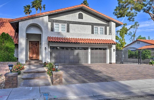 Rancho Oakey House | Las Vegas House w/Pool & Hot Tub - 1 Mi to Strip!