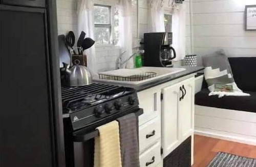 Pineola House | LINVILLE Nostalgic Mountain Farm Glamping Camper on Wedding Venue, 10 acre farm