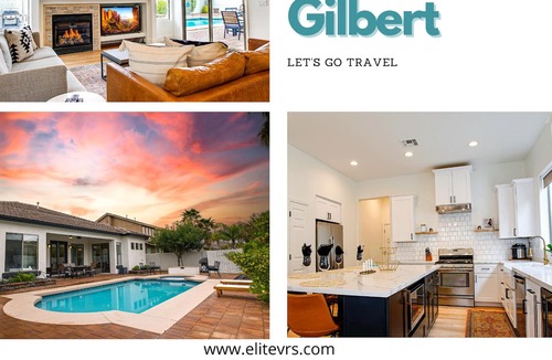 Seville House | Luxurious Palms Gilbert! Heated Pool/Spa! Sleeps 9! Dog Friendly.