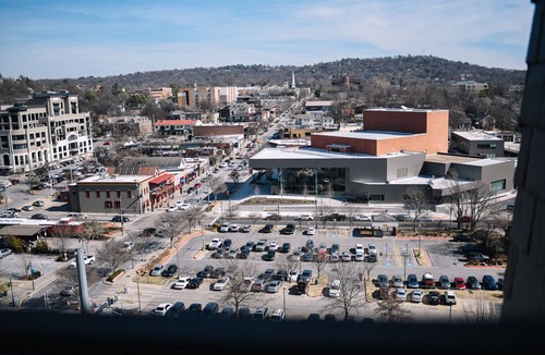Fayetteville Condo | Luxury Art Filled Condo on Dickson St. with Unbelievable Views of Fayetteville