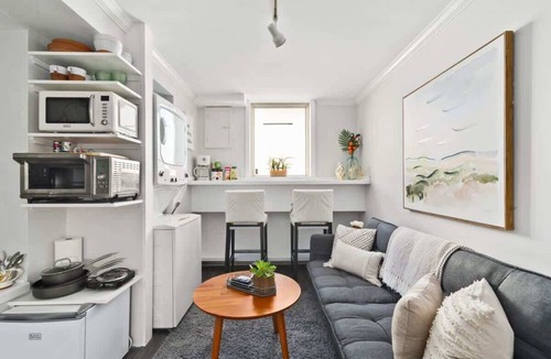 Asheville Apartment | Modern 1BR w/Workspace | Walk to Shops + Parks