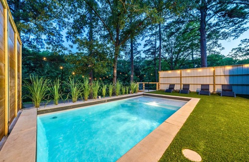 Mid America House | Modern A-Frame Cabin with Pool and Lake Access