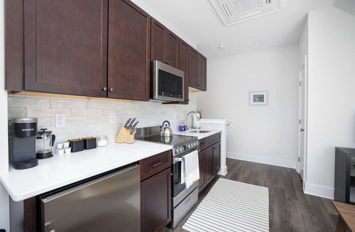 Villa Heights House | Modern Farmhouse Loft in NoDa | Views/Parking