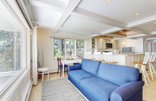 Gloucester House | Modern oceanfront home with scenic deck, grill, games, chef's kitchen, & W/D