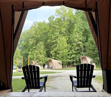 Hitchins Other | Modern Safari Tent Glamping in Kentucky near Mountain Biking Trails