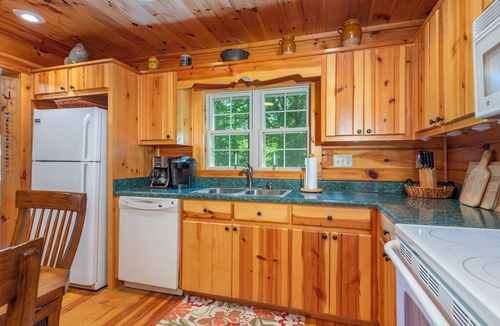 Old Fort Cabin | Nature's Nook Cabin | Fire Pit, Pet Friendly & Community Waterfall!