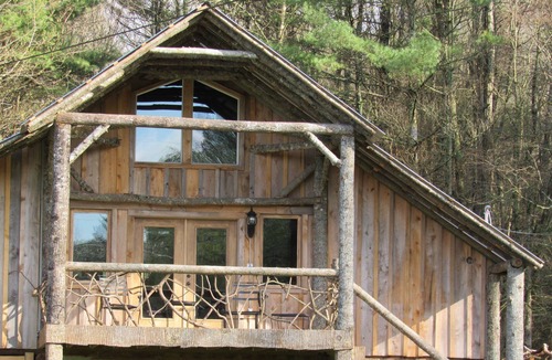 Laurel Bloomery Cabin | Near Damascus, Timber Framed 1800's Barn on Lovely Horse Farm , Custom Crafted