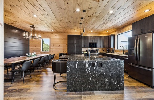 Chalet Village North Ski Chalet | New Large Luxury Chalet, private heated indoor pool with awesome Mountain Views!