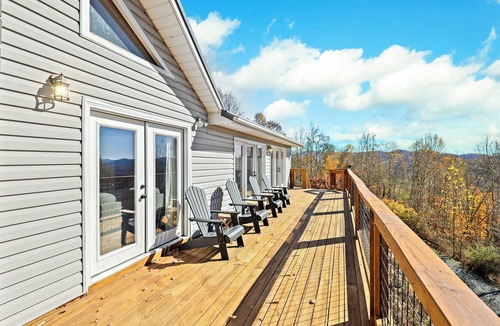 Elk Park House | New Listing: Peaceful Mountain Retreat with Expansive views on 8 acres