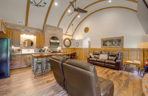Elk Park House | Outdoor Kitchen! 'The Hobbit House' on Elk River