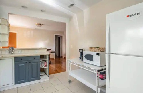 Milford Apartment | Peaceful 3BR home; 5 min walk to downtown Milford!