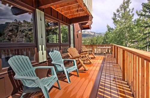 Carriage Hills House | 'Peaceful Pines' Estes Park Home: Longs Peak View
