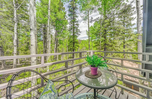 Cloudcroft Cottage | Quaint Cloudcroft Cabin w/Stunning Forest Views!