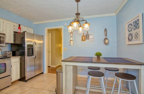 Johnson City Apartment | Relax at the serene and spacious duplex nestled in the peaceful, family-friendly neighborhood.
