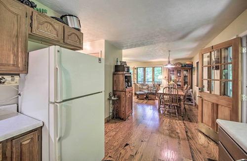 Scipio Cottage | Riverside Cabin w/3 Decks in North Vernon!