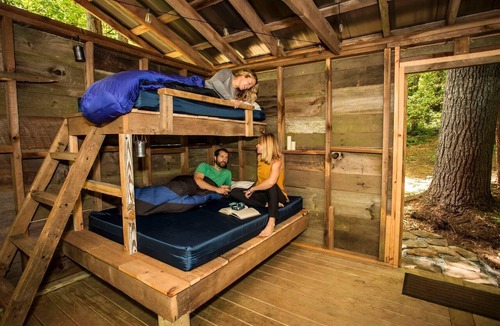 Zirconia Cabin | Secluded Woodland Cabin Near Waterfalls and Forest Trails in Zirconia, North Carolina