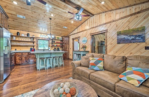 Golden Cabin | Setting Sun’ Eagletown Gem: Real-Log Cabin!