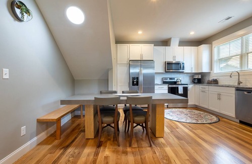 Woodfin Villa | Shady Grove | Pet Friendly Asheville Villa with Hot Tub & EV Charger