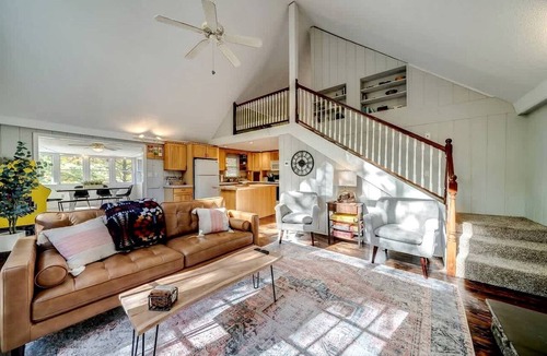 The Woods Cabin | Spacious Cabin with Fire Pit, Arcade Games, and Resort Access, the Perfect Base for Outdoor Adventures in Hedgesville, West Virginia