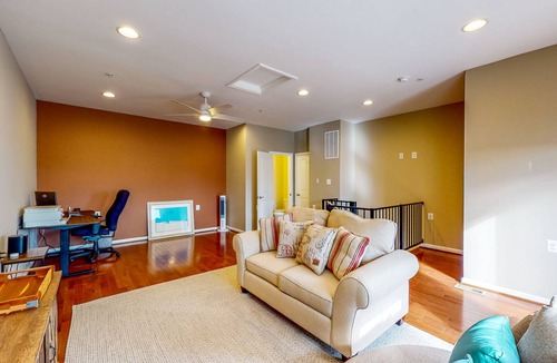 Frederick House | Spacious Four-Level Home - Office - Dog-Friendly