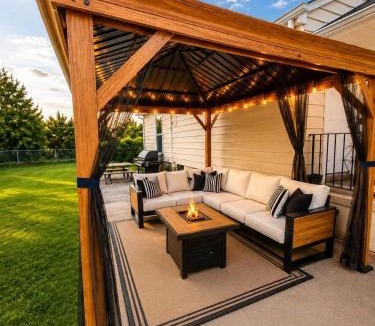 New Haven Villa | Spacious Home with Fire Pit & Game Room Near Yale