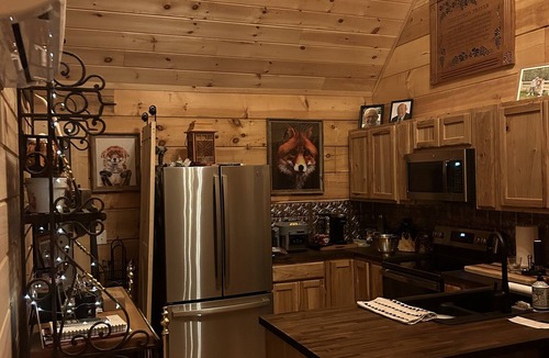Zirconia Cabin | Stay in a log cabin on farm/vineyard in the Western NC mountains!
