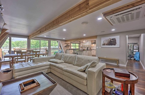Eucha House | Stunning lakefront A-frame home w/dock! 15% off 4+ nt stay!