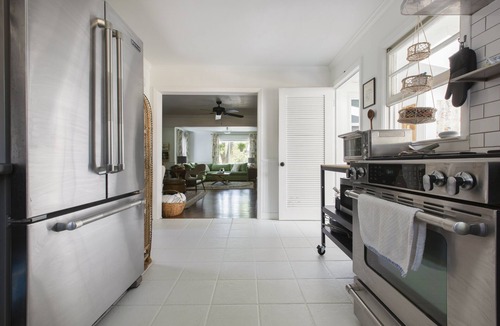 Brevard Cottage | Stylish mountain cottage walkable to downtown with private backyard.