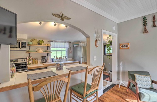 Woodfin House | Stylish Woodfin Home w/Backyard & Fire Pit