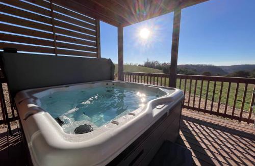 Rogers House | Sunset Ridge- Natural Bridge Sunset View Hot Tub